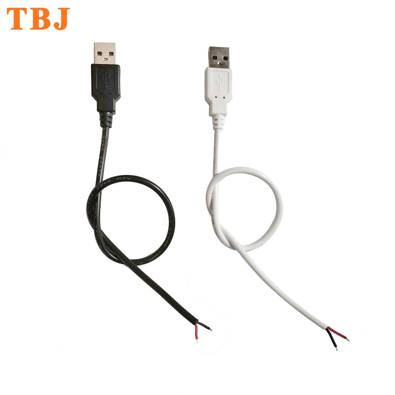 2Pin 4Pin Male Female 5V USB Connector Wire DIY USB Connect Cable for Single Color 5050 3528 5730 Flexible LED Strip light