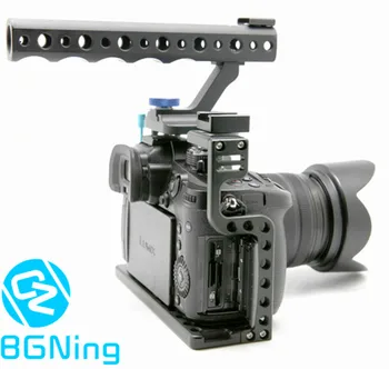 Camera Cage Protecting Case Mount with Top Handle Grip for Panasonic Lumix GH5 / GH5s Camera Photo Studio Kit