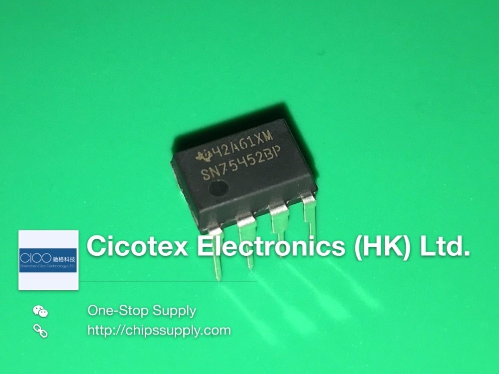 10pcs/lot SN75452BP DIP8 SN 75452 BP IC DUAL PERIPHERAL DRIVER 8-DIP SN75452-BP SN75452P