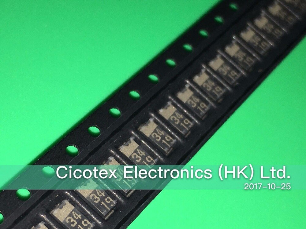 100pcs/lot RB160L-40TE25 DO-214AC SOD-106 SMA DIODE SCHOTTKY 40V 1A PMDS RB160L-40 CODE 34