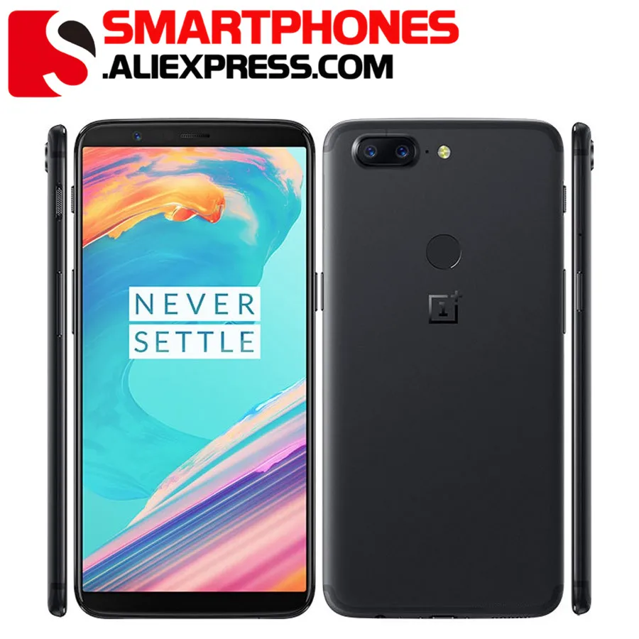 Oneplus 5T 5 T A5010 18:9 6.01"FHD Display 6GB RAM 64GB ROM Snapdragon 835 Octa Core 20MP+16MP Face ID Oxygen OS Mobile Pho