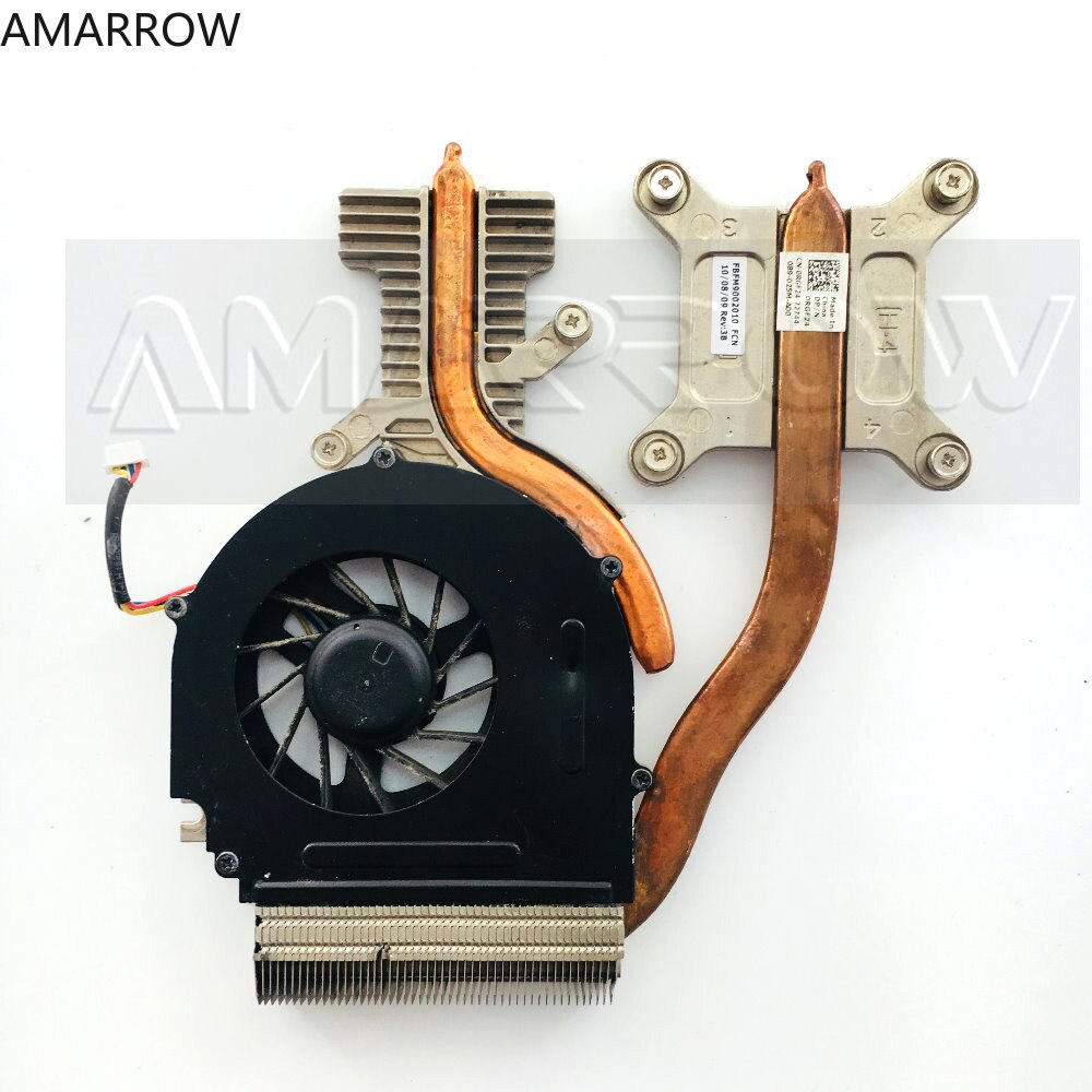 Original fan for Dell STUDIO 15 1557 cooling heatsink with fan cooler 0RGF24
