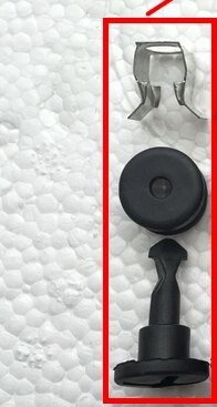 Bora Engine Cover Spillplate Clip Screw