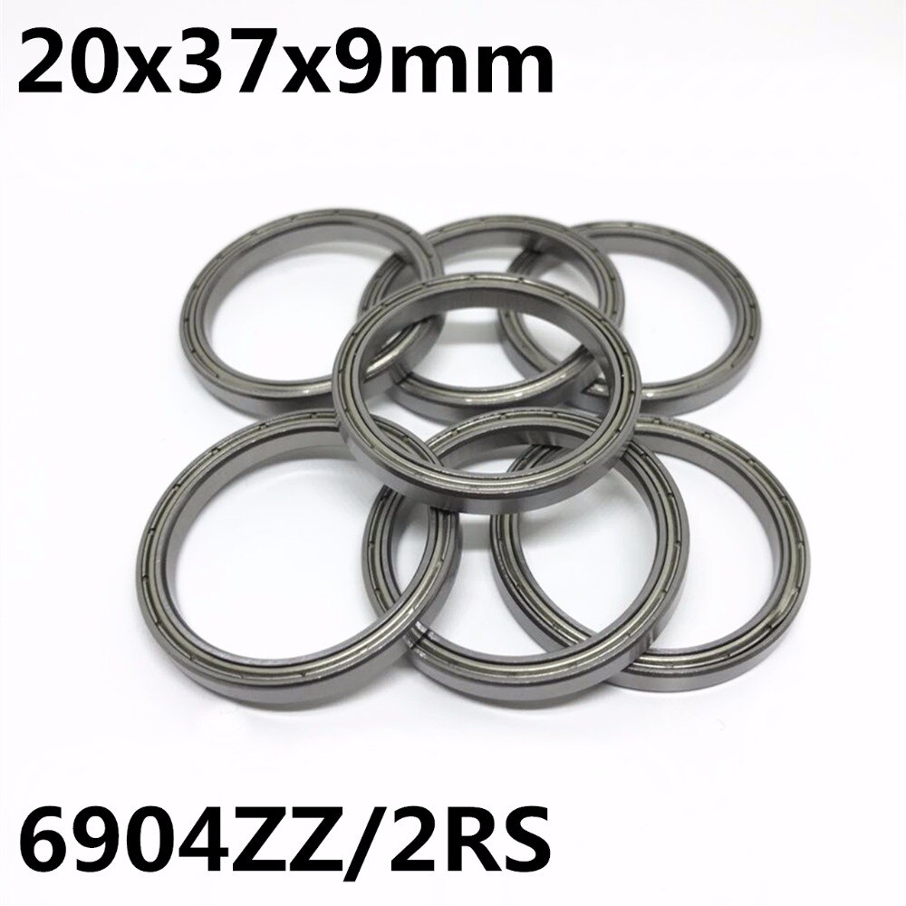 1PCS 6904ZZ 6904-2RS Thin wall ball bearings 20x37x9 mm Bearing steel High quality 6904 6904Z 6904RS