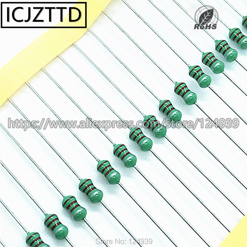 100PCS 150UH 151K 180UH 181K 220UH 221K 270UH 271K 0307 Inductors 1/4W 0.25W Color Ring Inductance Circle Power Inductor