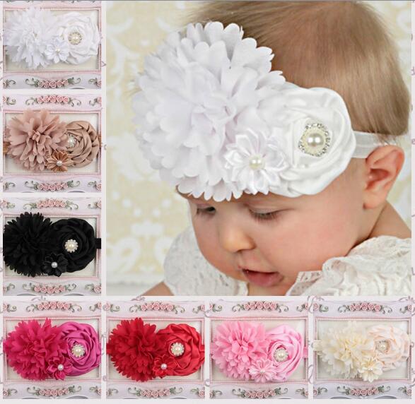 Hair Accessories My Girl 2016 Children peony flowers diamond hair band YH543