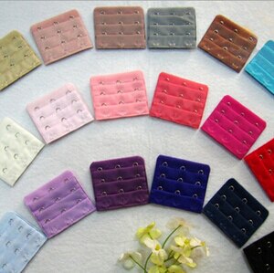 Bra Extender Strap Extension 3 Hooks Candy Color Intimates Replacement Bra Extender For Women