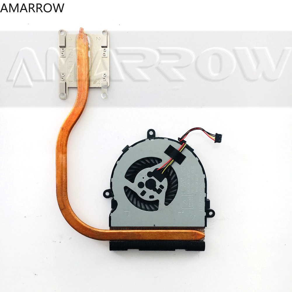 Original laptop heatsink cooling fan cpu cooler For HP 15-AF 15-AF131DX 15-AC 15-AC 15-BA 121DX 813947-001