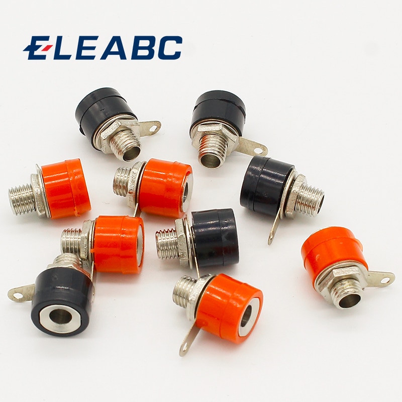 10pcs/lot 4mm banana binding post 4mm banana socket