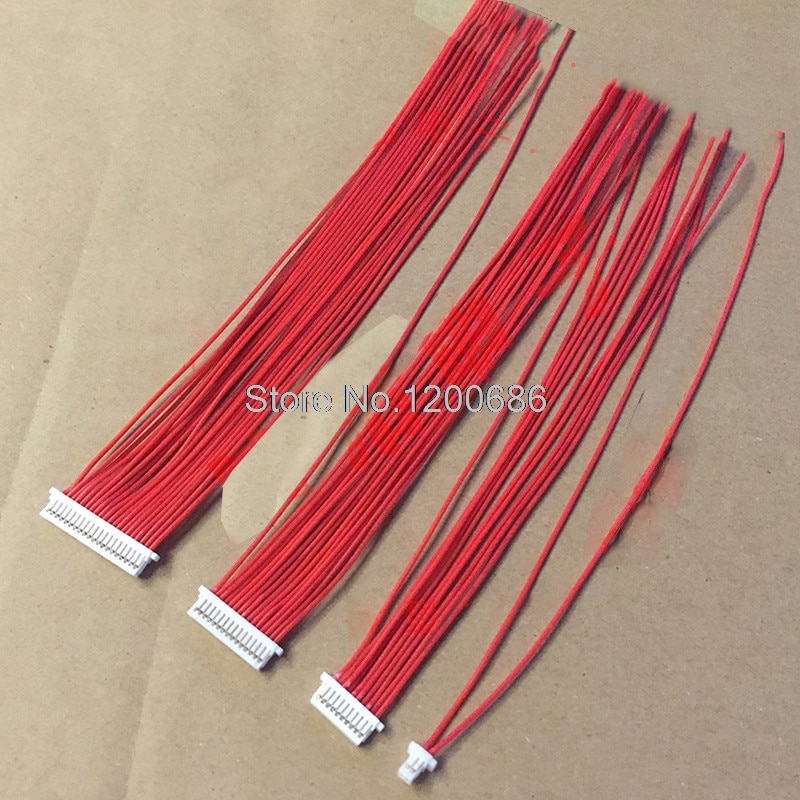SH1.0 6Pin Male Plug Connector With Wire Cable 10 Sets Mini Micro Sh 1.0 Jst 6-Pin Connector Plug Male With 100Mm Cable