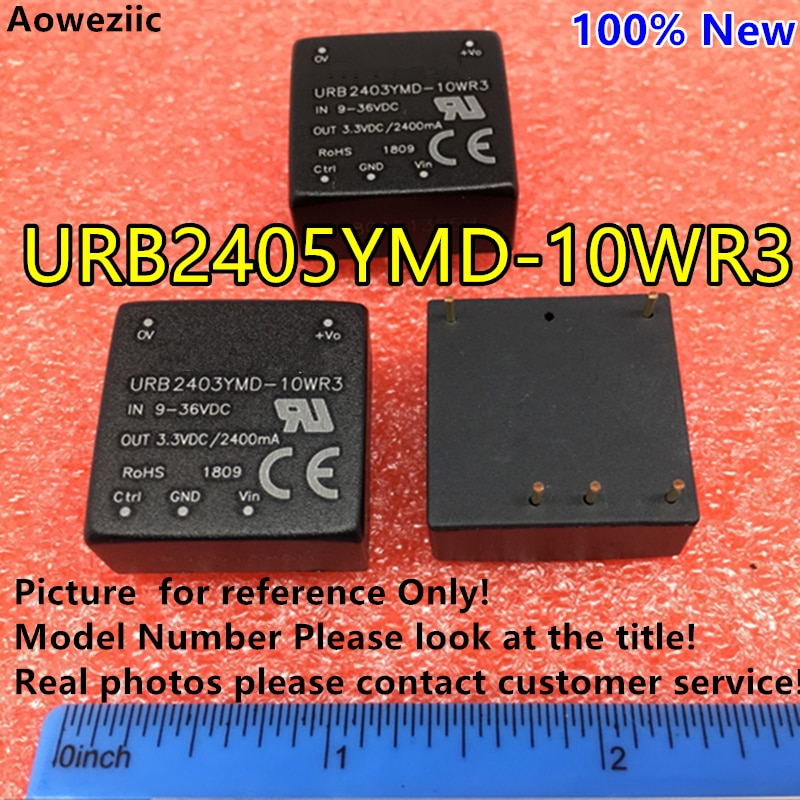 Aoweziic URB2405YMD-10WR3 URB2405YMD-10W URB2405 New Original DIP Input: 9-36V Output: 5V 2A DC-DC 1.5KV Voltage Isolate