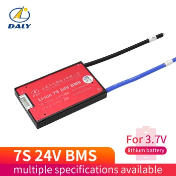 Waterproof 7S 15A 20A 30A 40A 60A 24V Lithium Battery Protection Board BMS Electric Charge Li Lipo NiCoMn ion Cells with balance