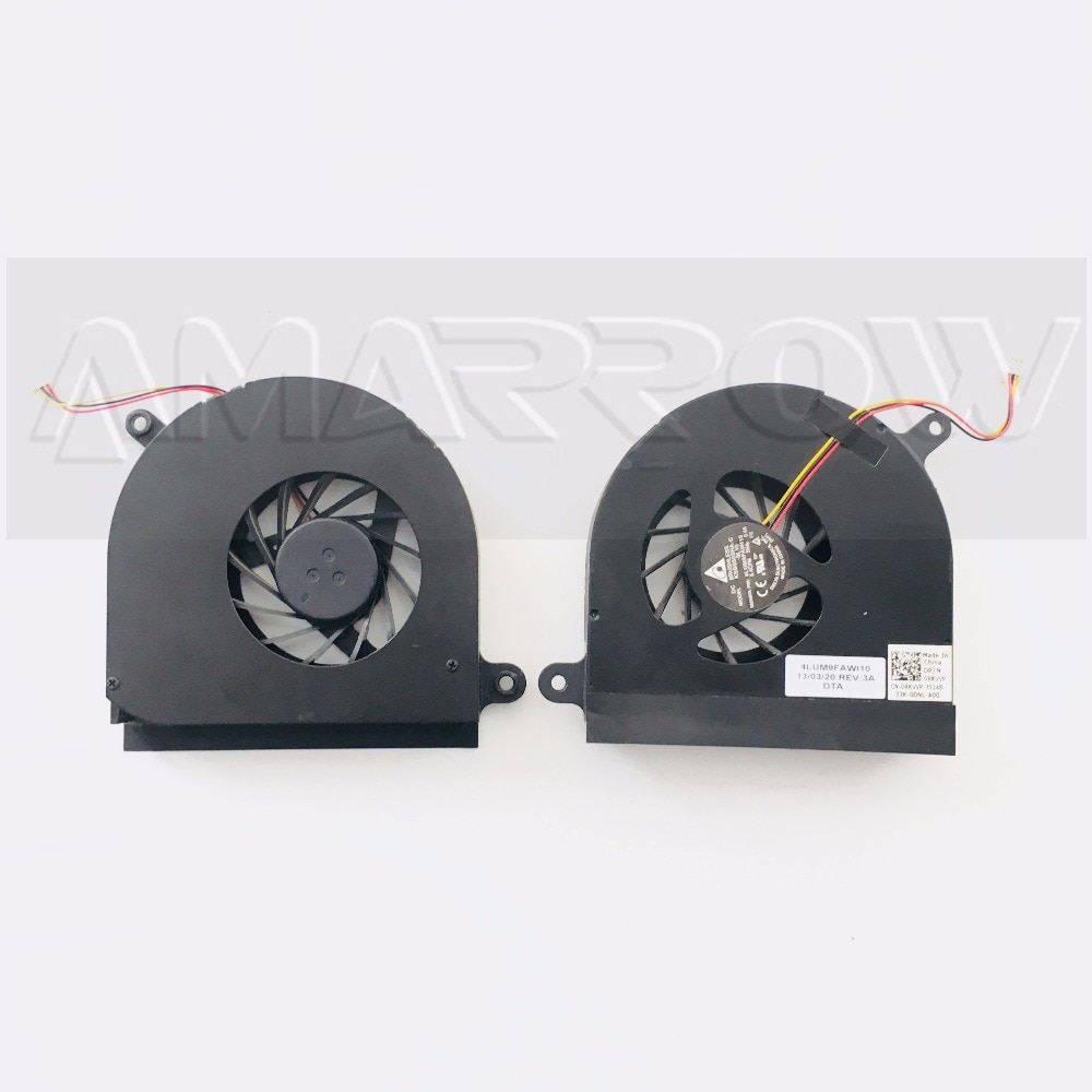Original Laptop CPU fan for Dell Inspiron 17R N7010 fan KSB0505HA-C-9L10 MF60100V1-C010-G99 ORKVVP
