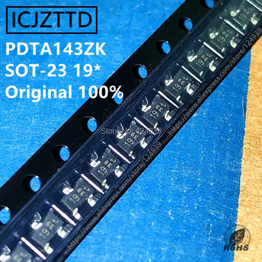 100PCS PDTA143ZK marking 19 SC-59 SOT-23 SOT346 Original PDTA144EK marking 07 PDTA144E PDTB113ZK marking E6 PDTB113 PDTB113Z