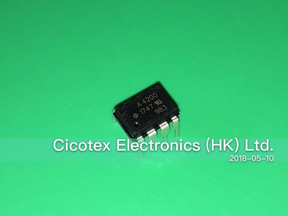 HCPL-4200-000E DIP8 A4200 A-4200 OPTOISO 3.75KV RECEIVER 8DIP HCPL4200