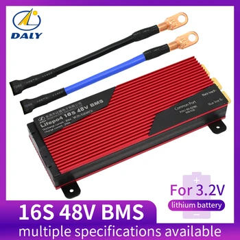 Daly 3.2V LifePo4 16S 48V 80A 100A 120A 150A 18650 BMS battery protection board with balanced lithiumion lithium battery module