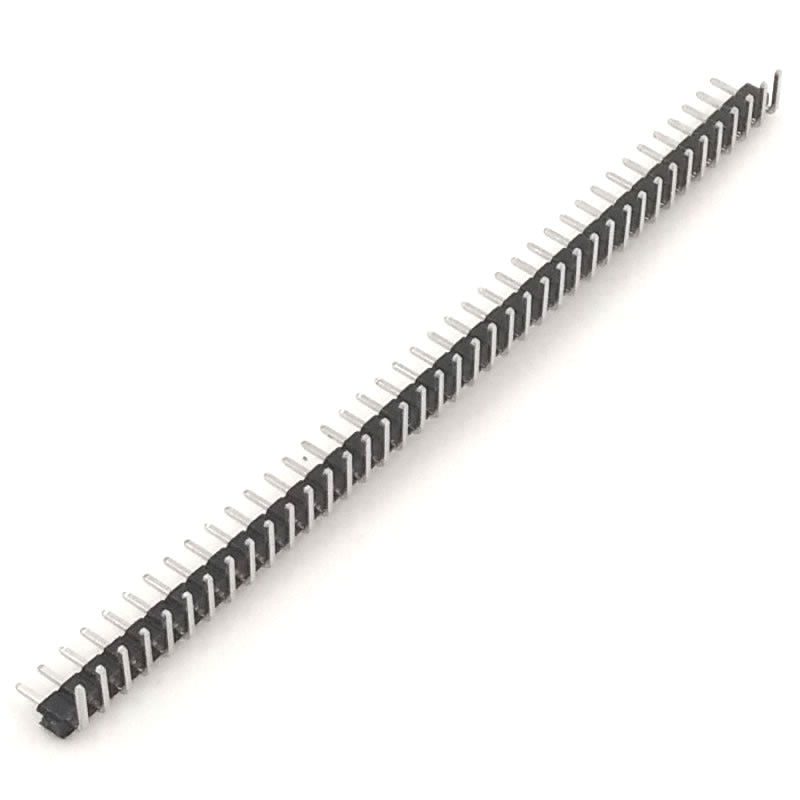 20pcs/lot 2mm 40 Pin Male Single Row Pin Header Strip pin header angle