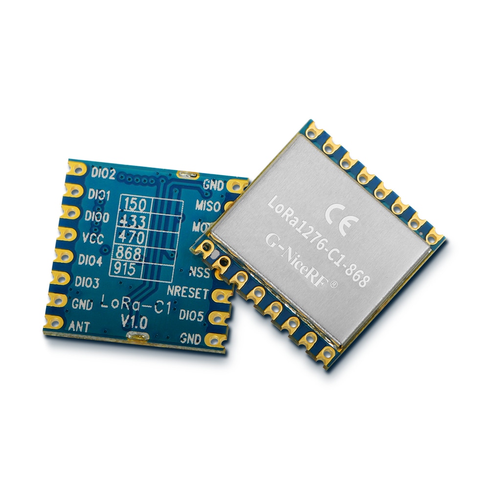 4pcs/lot lora1276-C1 CE-RED certified 868MHz | 915MHz SX1276 20dBm High Sensitivity 4Km-6Km LoRa Module