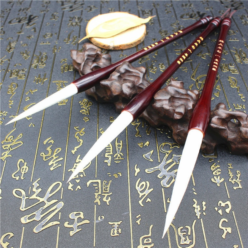 Excellent Quality Chinese Calligraphy Brushes Student Meticulous Painting Writing Brush Woolen Writing Brush Calligraphy Pen