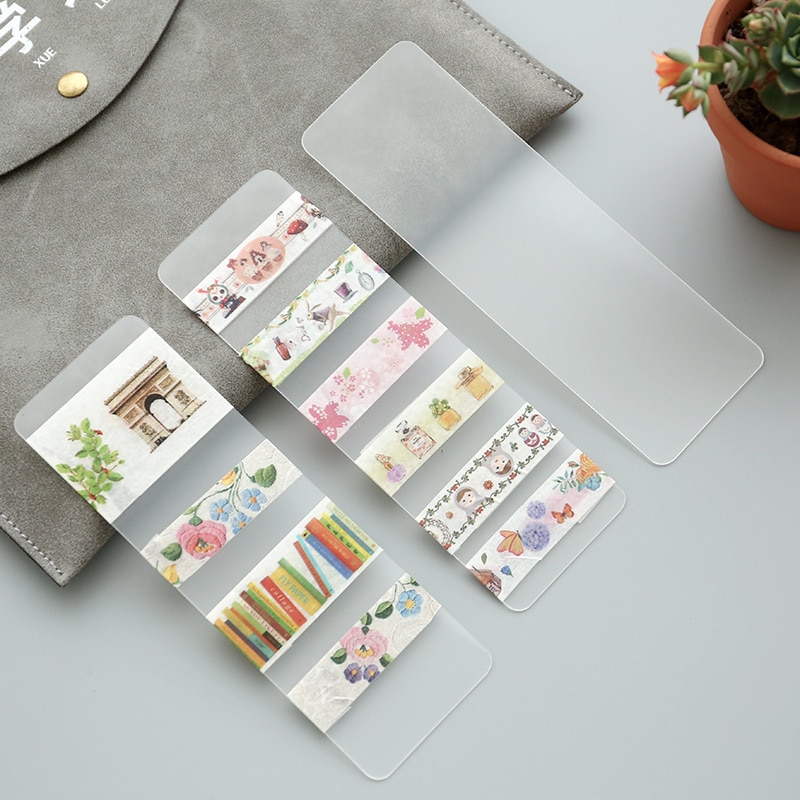 15mm x 5mm Washi Tape Container Bookmark Accessories School Supplies Stationery