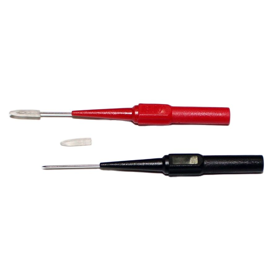 1pairs Diameter 0.7mm Back Probe Pins with 4mm Standard Socket Connection for Vehicle Maintenance Multimeter Testing Max.1A