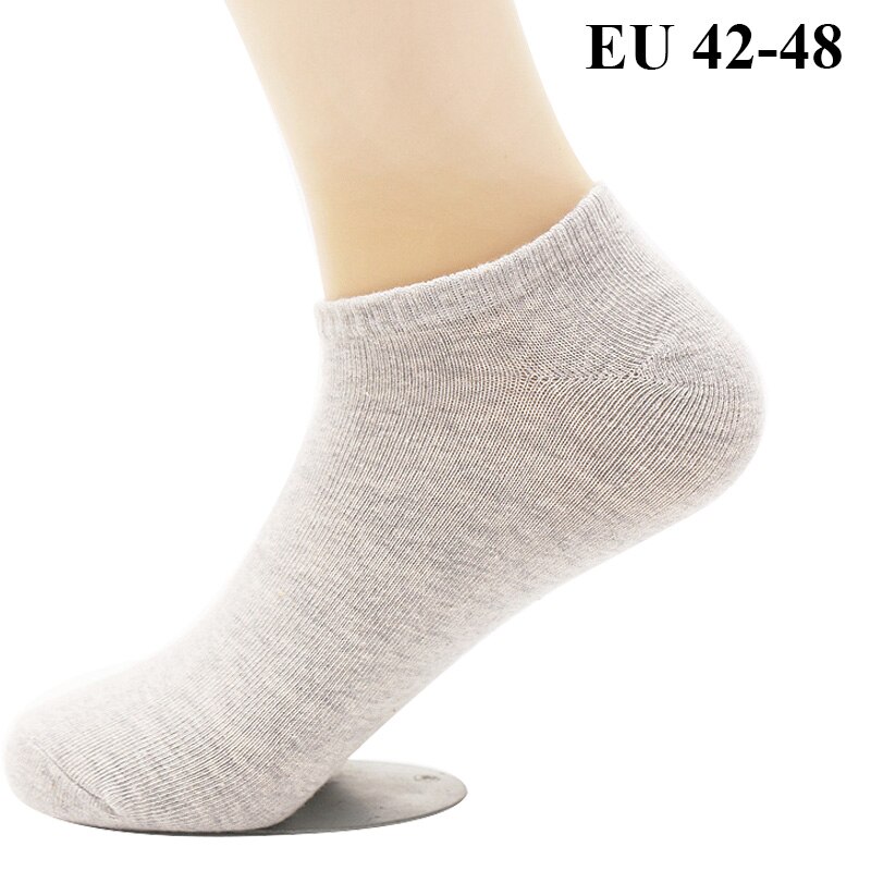 10 PCS=5 Pairs Men's Cotton Dress Socks Plus Large Big Size 44, 45, 46, 47, 48, Business Casual Socks Calcetines Black Sox 
