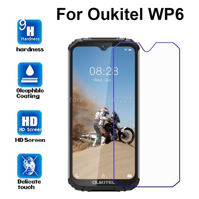2pcs Tempered Glass Oukitel Wp6 Screen Protector Oukitel Wp6 Wp 6 Screen Protector Protective Glass pelicula de vidro