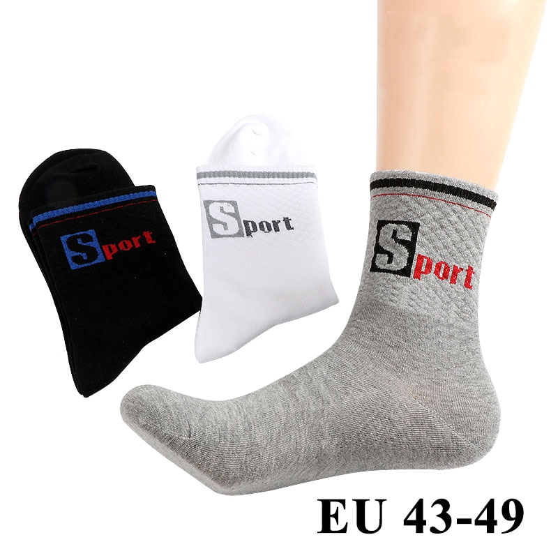 5 Pairs Men's Socks Big Large Plus Size 45,46,48,49 Male Sock Meias Calcetines Crew All-match 4 Seasons Durable Deodorant S