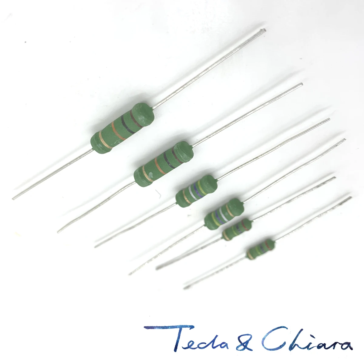 100Pcs 6.8R 7.5R 8.2R 6.8ohm 7.5ohm 8.2ohm 6.8 7.5 8.2 R ohm 1W 1WS 3x9mm Small Metal oxide Film Resistor Color ring Resistance