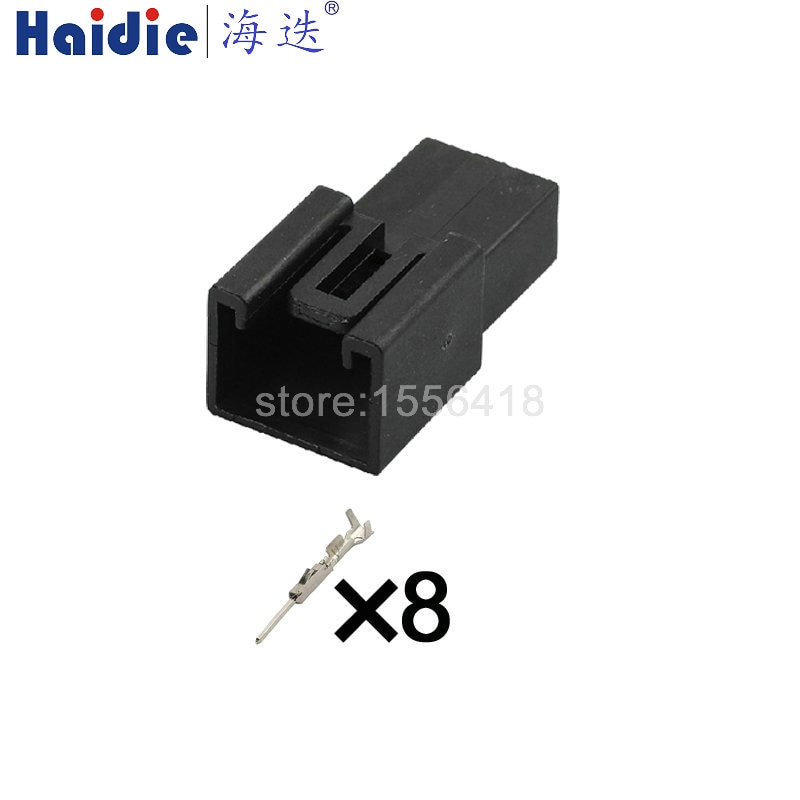 8pin auto electrical electric unsealed plug plastic connector with terminals