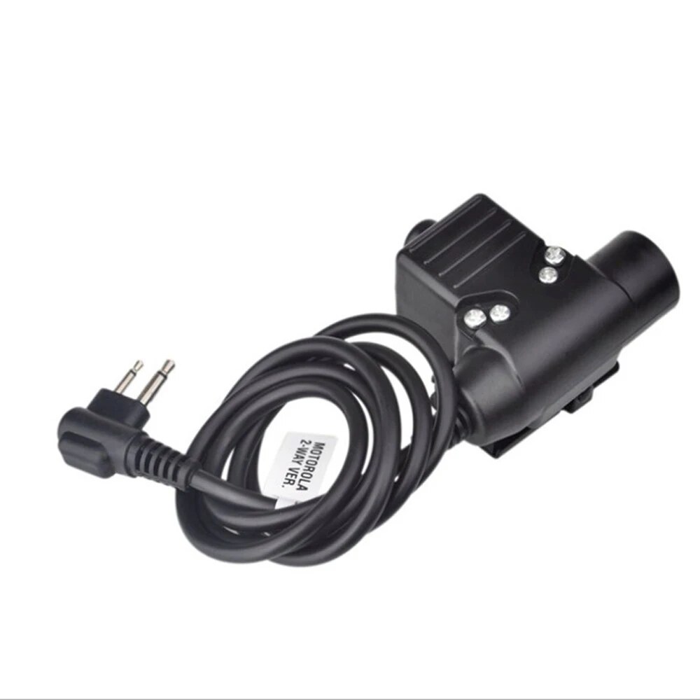 U94 PTT Headphone Headset Adapter Cable For Motorola Two Way Radio CLS1110 CLS1410 CLS1413 CLS1450 Walkie Talkie