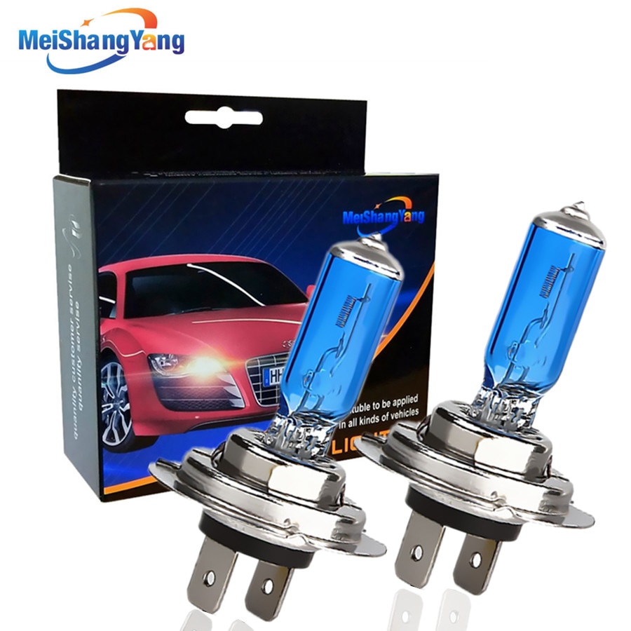 2pcs 12V 100W H1 H3 H4 H7 H8 H11 9005 HB3 9006 HB4 9004 9007 Halogen Headlight Bulbs Auto Headlamp Car Lights