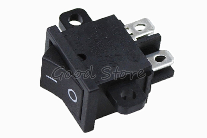1PCS RS601D 6A 4A 8A 125V 250V AC Ship Type Power Switch KCD1-104 4 Pins ON/OFF With Fixed Hole