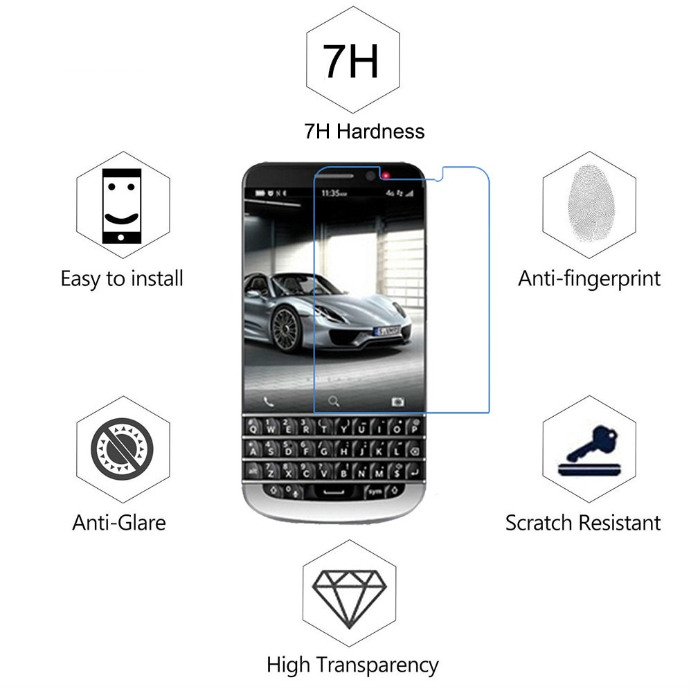 For Blackberry Classic Nano 7H Anti-shock Soft TPU Screen Protector Explosion-Proof Protection Film for Blackberry Q20