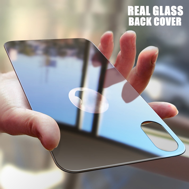 9H 2.5D Rear Back Full Tempered Glass For iPhone X XS Max XR 11 12 13 Pro MAX mini 7 8 Plus Screen Protector Protective Film