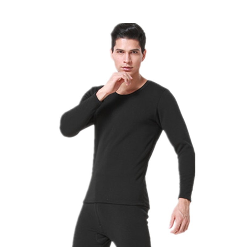 2018 new thermal underwear Men's Thermal Underwear mens long johns men Autumn winter shirt+pants 2 piece /set size M-4XL
