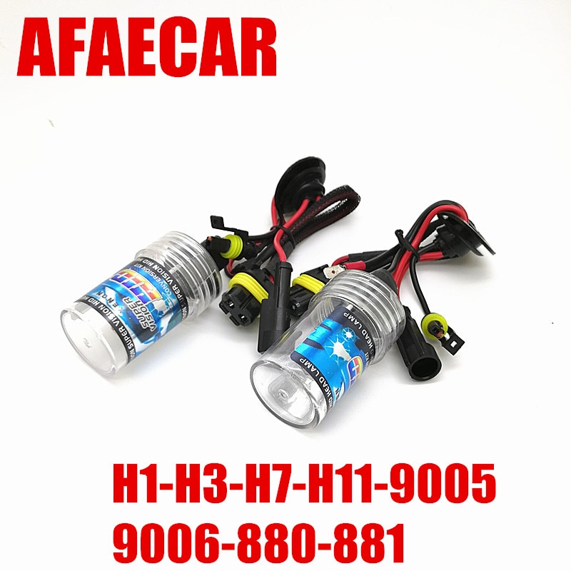 1 pair 12V 35W HID Xenon Bulb H1 H3 H7 H11 9005 9006 880 881 12V Auto Car xenon D2S Headlight Lamp