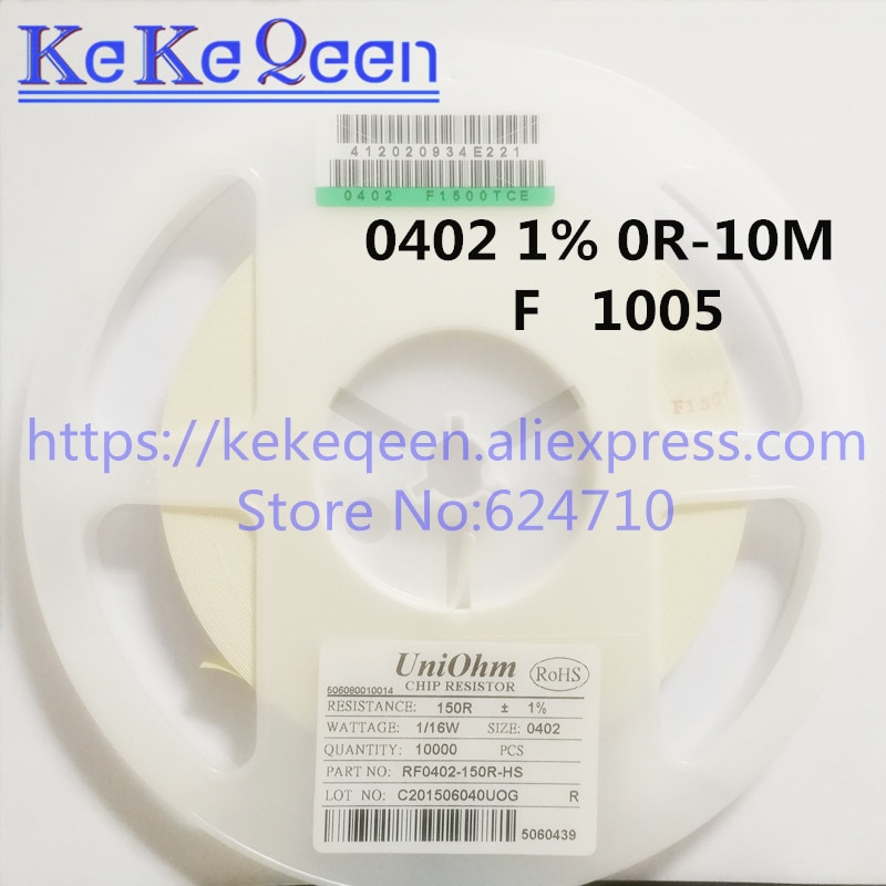 200PCS/LOT 1/10W 0402 1% 1005 1.0*0.5 3.3R 3R3 3.6R 3R6 3.9R 3R9 4.3R 4R3 4.7R 4R7 5.1R 5R1 6.2R 6R2 6.8R 6R8 7.5R 7R5 8.2R 8R2