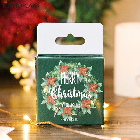45pcs/1pack Kawaii Stationery Stickers Planner Diary Merry Christmas Decorative Mobile Stickers Scrapbooking DIY Craft Stickers