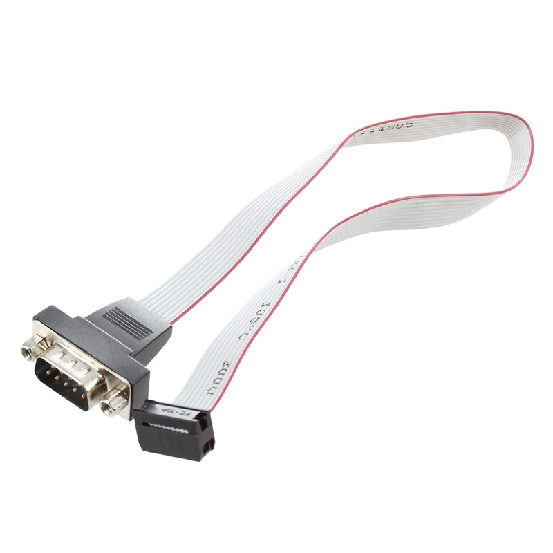 Brand New DB9 RS232 to 10 pin Ribbon Cable Connector Adapter
