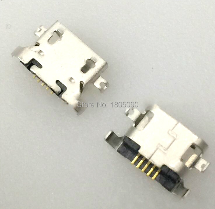 10pcs Micro USB 5pin 1.27mm Charging port Dock Connector For Motorola Moto E3 G5 XT1672 XT1676 G4 Play XT1600 1601 lenovo A850