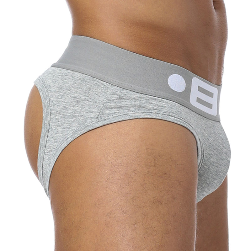 BS Brand Fashion hot elastic popular Underwear breathable cotton sexy gay spandex cueca hombre men underwear Jockstrap Men BS103