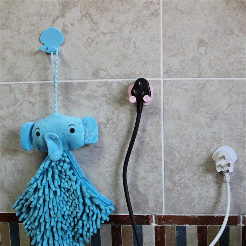 Children Electrical Safety Product Sticking Hooks Power Cord Plug Hanger Power Socket Hook Holder Wall Rack Hanger