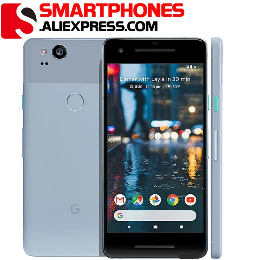 US version original Google Pixel 2 1920*1080 5.0" 4GB RAM 64GB ROM Snapdragon 835 Octa-Core Android 8.0 mobile phone