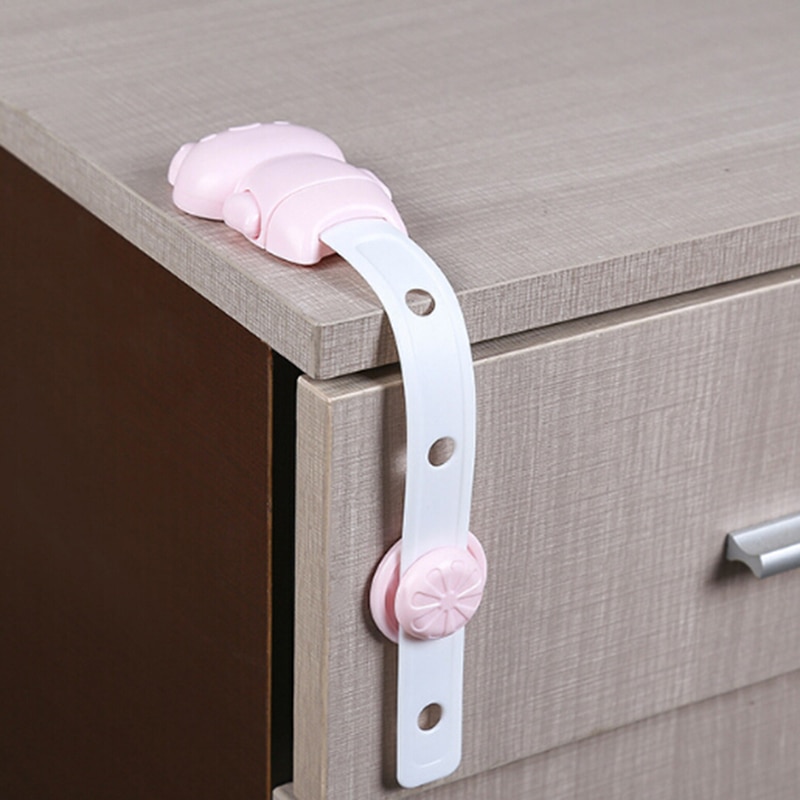 New High Quality Cartoon Safety Lock Baby Safety Cabinet Lock Children Protection Kids Drawer Locker Baby Security Cupboard Lock