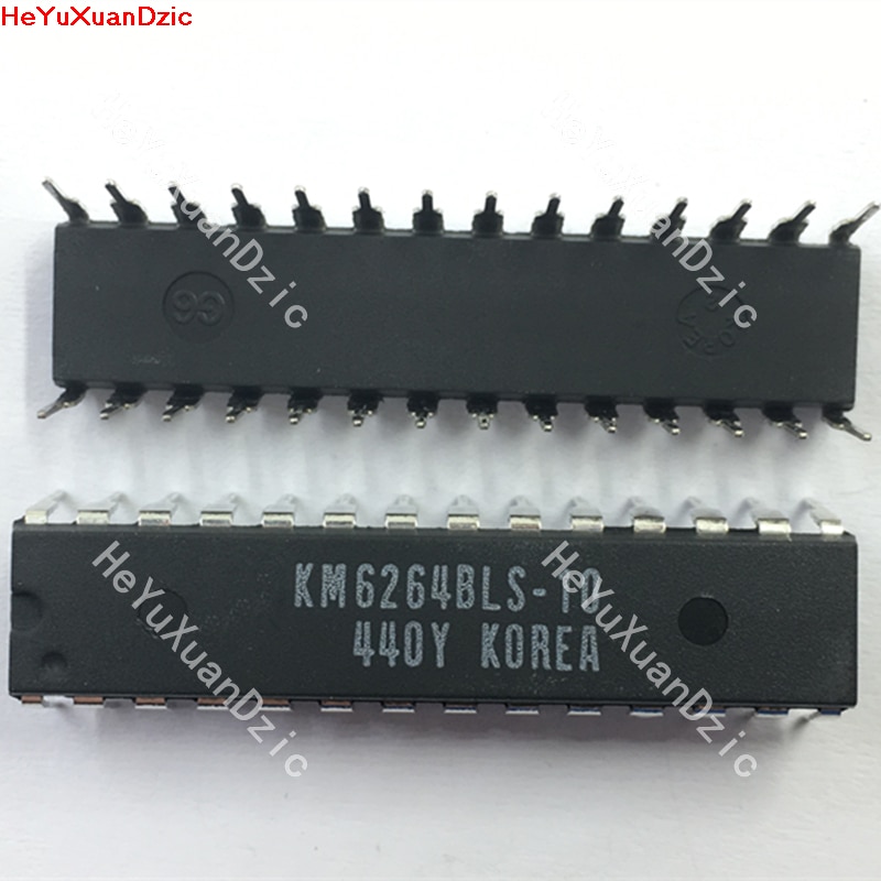 3Pcs/Lot KM6264BLS-10 KM6264BLS KM6264 DIP-28 narrow body New Original Product
