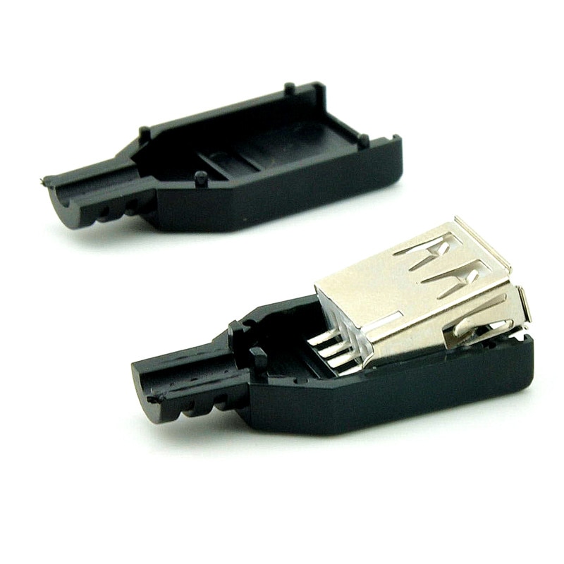 5 pcs USB socket / USB female A type female plug A type wire type Welded wire USB cable Connector Master