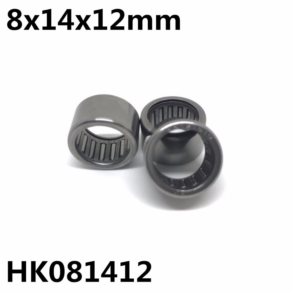 10pcs HK081412 8x14x12 mm 37942/8 Bearing Shell Type Needle Roller Bearings High Quality HK0812