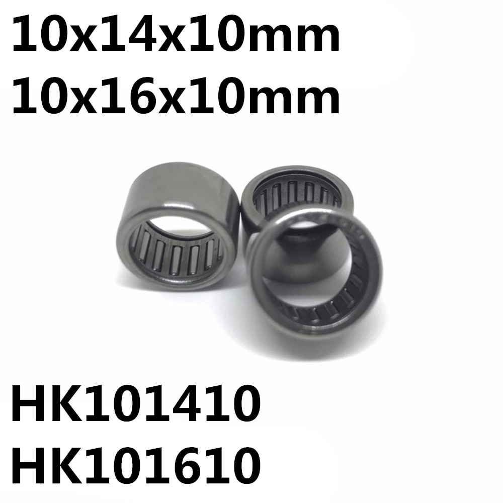 10pcs HK101410 HK101610 10x14x10 or 10x16x10 mm 57941/10 Bearing Shell Type Needle Roller Bearings High Quality HK101410