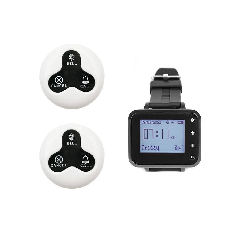 Ycall 433.92mhz wireless calling system waiter buzzer system service bell for restaurant equipment